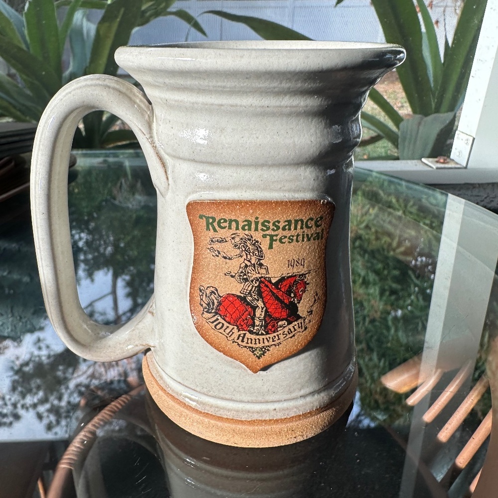 Limited Edition 1989 Bay Area Renaissance  Festival Mug